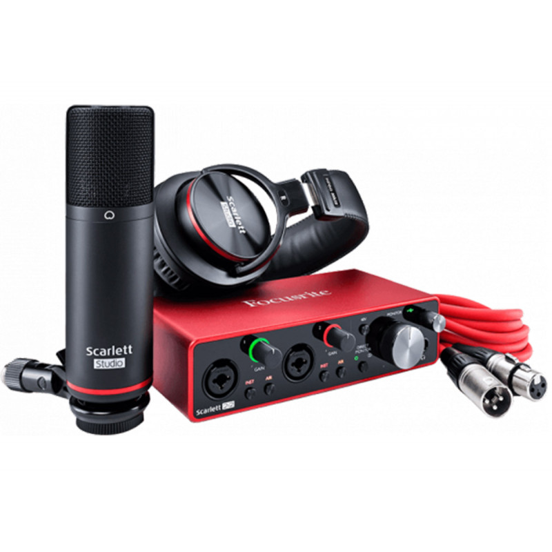 Focusrite Scarlett G3 - 2 in/2 out USB-C - micro, casque & accessoire