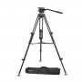 E-Image EK610 trépied vidéo alu 70-158cm + triangle mi-haut 3.2Kg max
