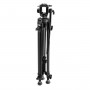 E-Image EK610 trépied vidéo alu 70-158cm + triangle mi-haut 3.2Kg max