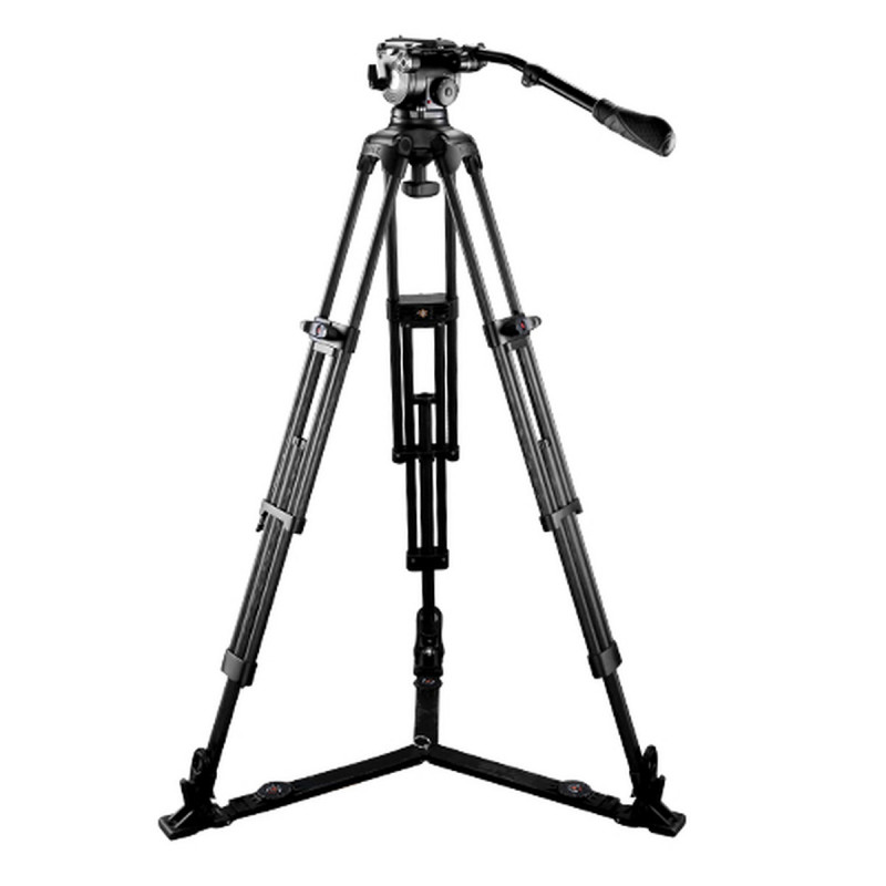 E-Image Trépied tête GH08L 75mm et trépied carbone GC102 jusqu'à 8Kg