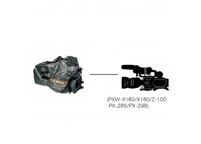 E-Image Housse pour Caméra SONY X160/X180/Z-100/PANASONIC PX-285,PX-2