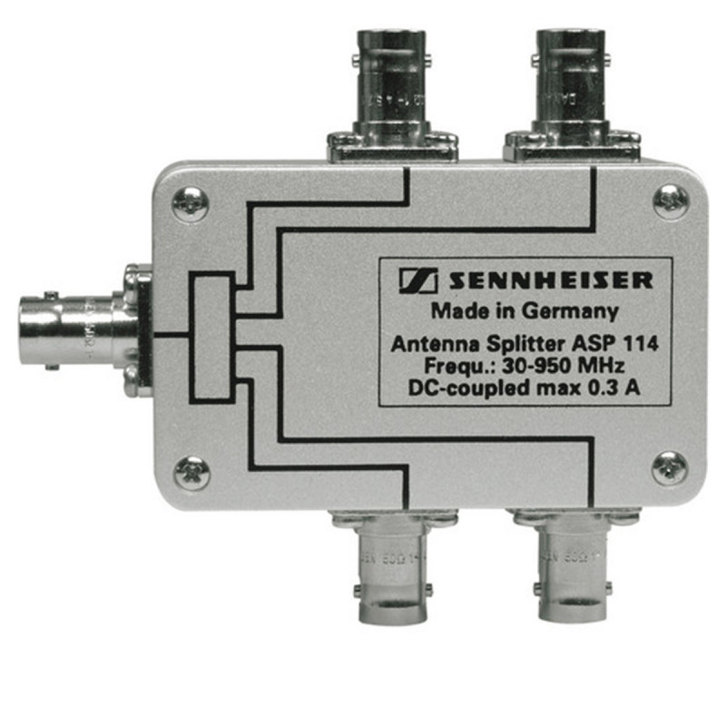 Sennheiser ASP 114 Splitter d'antenne - 1 entree vers 4 sorties