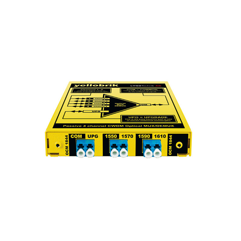 LYNX Technik CWDM Fibre 4 Canaux, Connecteurs LC (1550nm-1610nm)