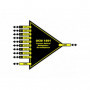 LYNX Technik CWDM Fibre 9 Canaux, Connecteurs LC (1270nm-1430nm)