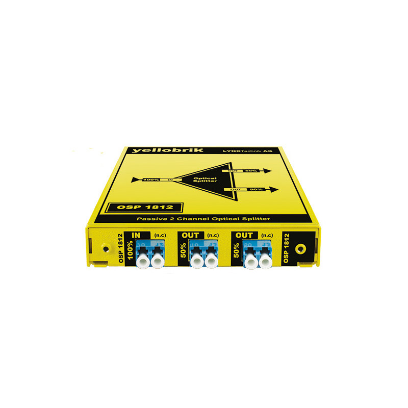 LYNX Technik Splitter Optique 2 Canaux (50/50), LC (1270nm-1610nm)