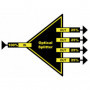 LYNX Technik Splitter Optique 4 Canaux (4x25%), LC (1270nm-1610nm)
