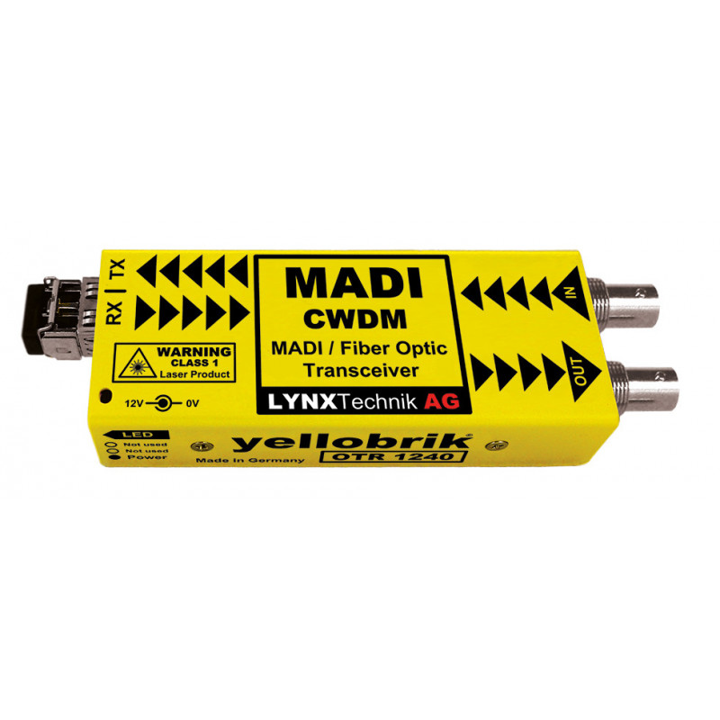LYNX Technik Emetteur-Recepteur MADI coax vers MADI Fibre - CWDM