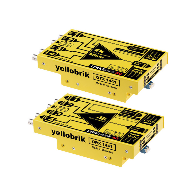 LYNX Technik Transmission Fibre (12G) 4K(OTX-1441+ORX-1441) -LC