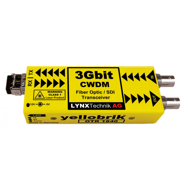 LYNX Technik Emetteur-Recepteur 3Gbit SDI vers Fibre Optique -40Km