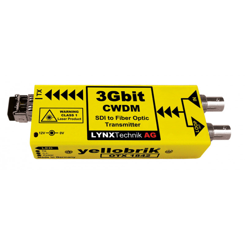 LYNX Technik Emetteur 3Gbit SDI vers Fibre, Entree SDI en Boucle -40K