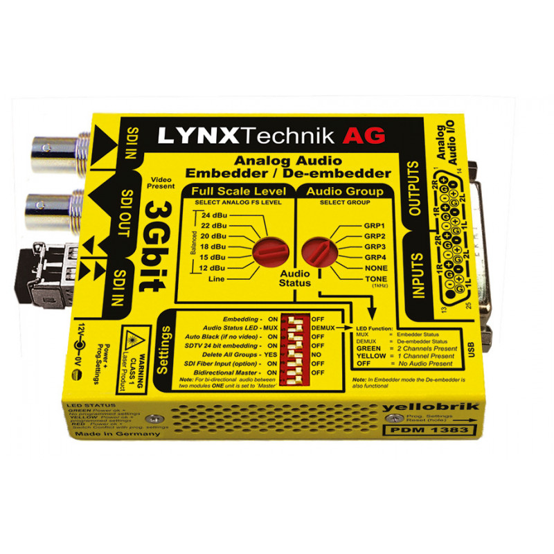 LYNX Technik Embeddeur-Desembeddeur Audio Analogique, 3 Gbit