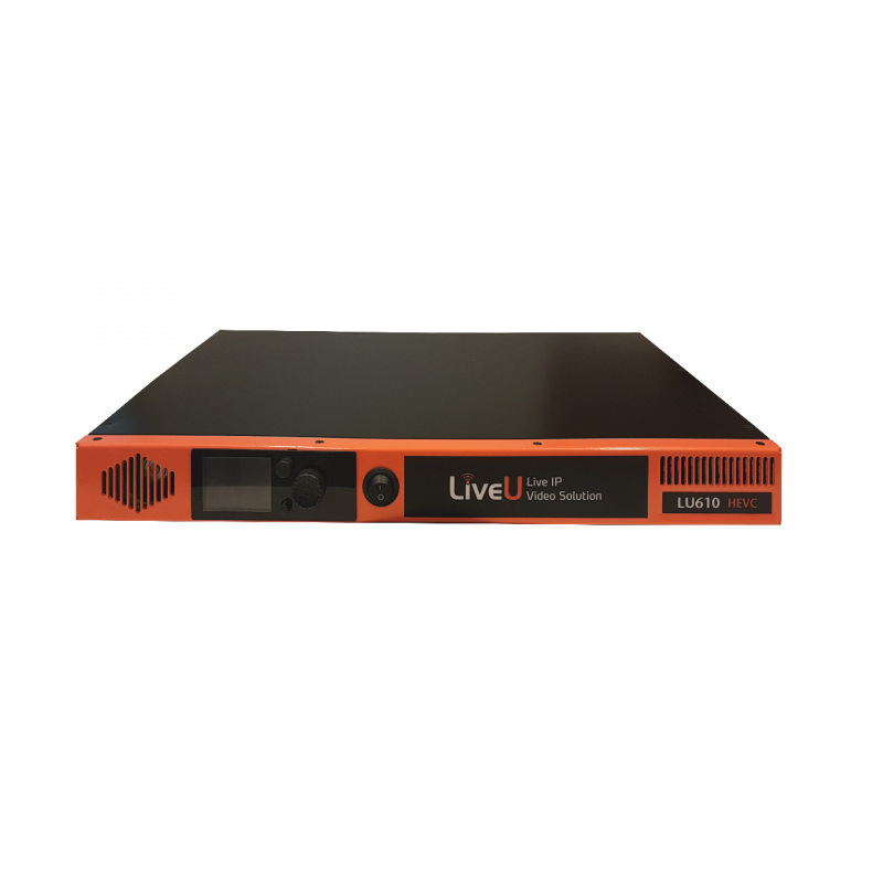 LiveU LU610 Encodeur HEVC-4K Professionnel Rackable Format 1U