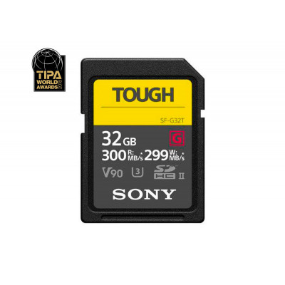 Sony Tough - Carte SD Pro 32 Go 18x Stronger - UHS-II R300 W299 - V90