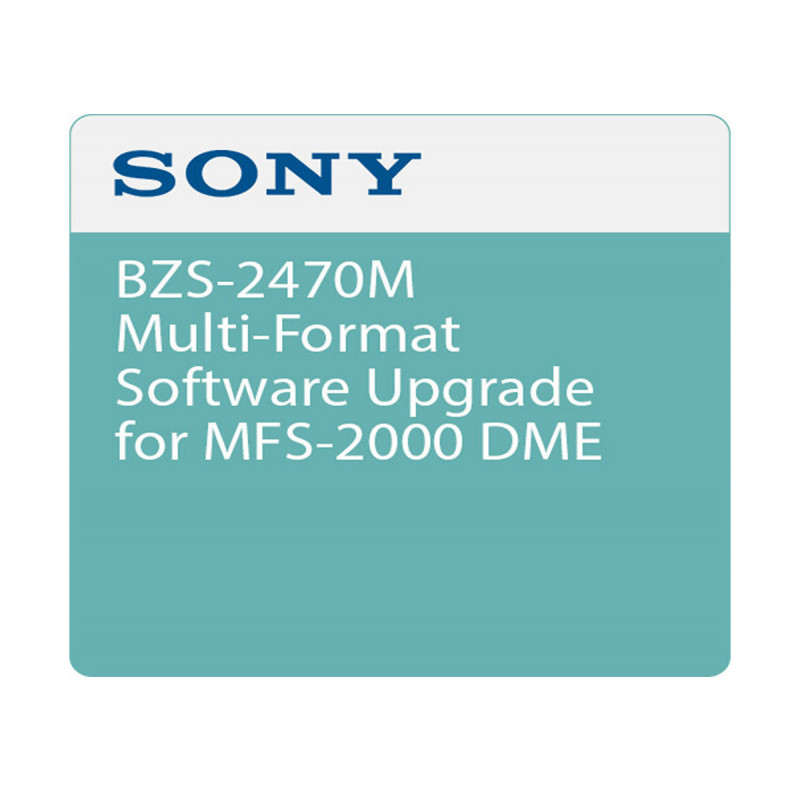 Sony Logiciel de mise à niveau HD de la Carte DME MKS-2470 (sur site)