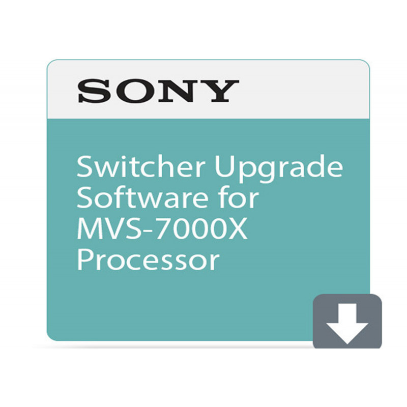 Sony Logiciel de mise à niveau MVS-7000X Chassis HD (sur site)