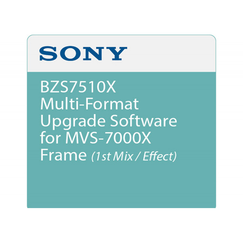 Sony Logiciel de mise à niveau HD du MVS-7000X M / E 1 (sur site)