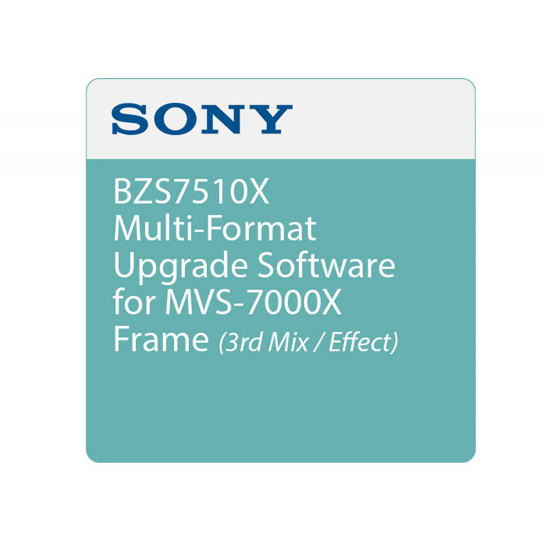 Sony MVS-7000X M / E board 3 Logiciel de mise à niveau HD (sur site)