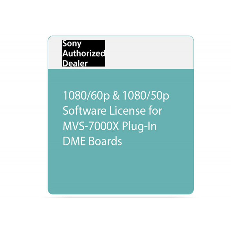 Sony Logiciel de mise à niveau interne du DME MVS-7000X (sur site)