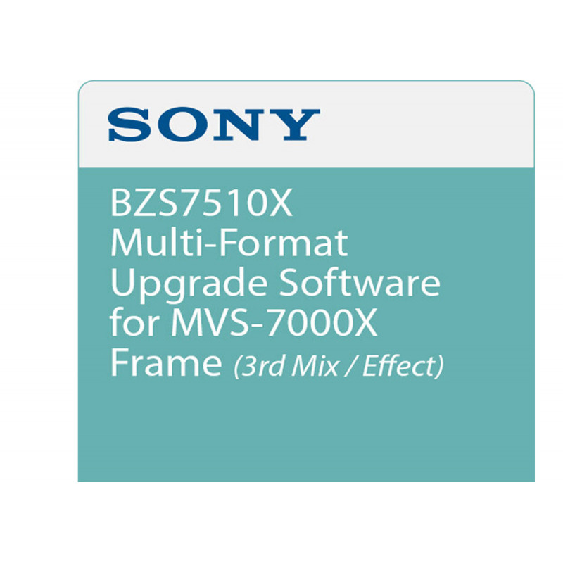 Sony Logiciel de mise à niveau de Switcher (non CTO)