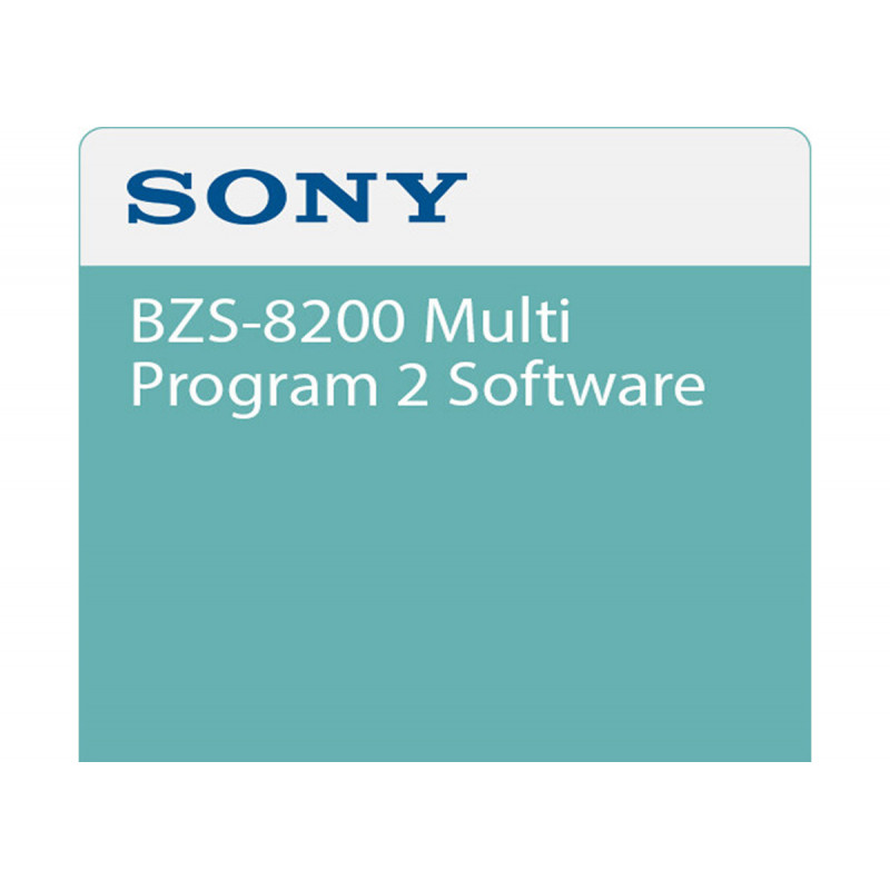 Sony Logiciel XVS-8000 Multi Program2