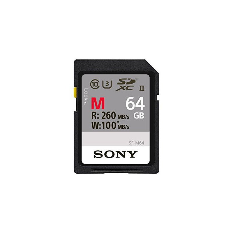 Sony SF-M64 Carte SDXC Pro 64Go UHS-II R277/ W150