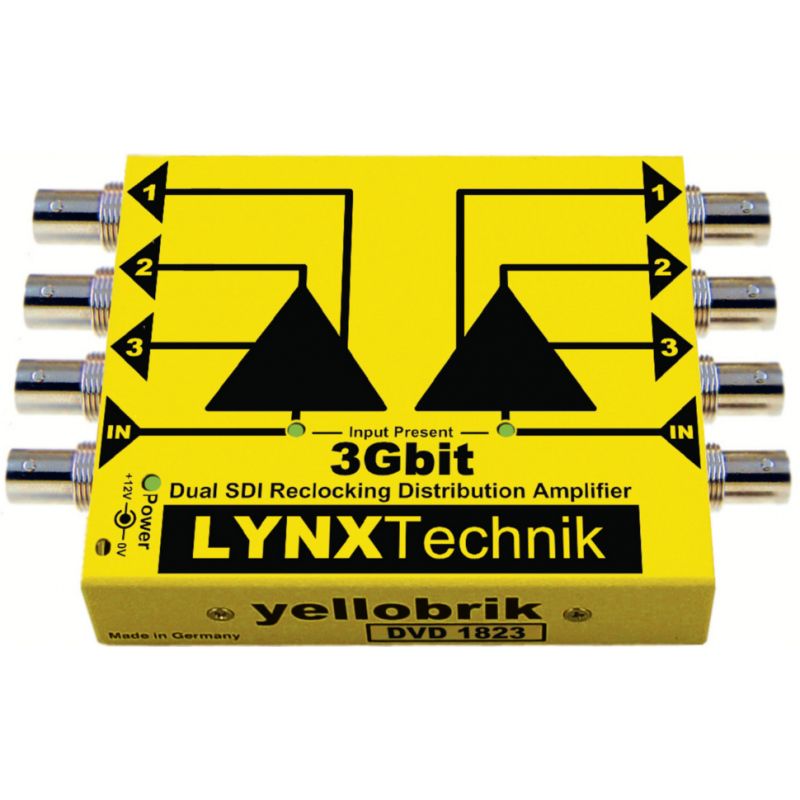 LYNX Technik Amplificateur de Distribution Double SDI Canal 1-3