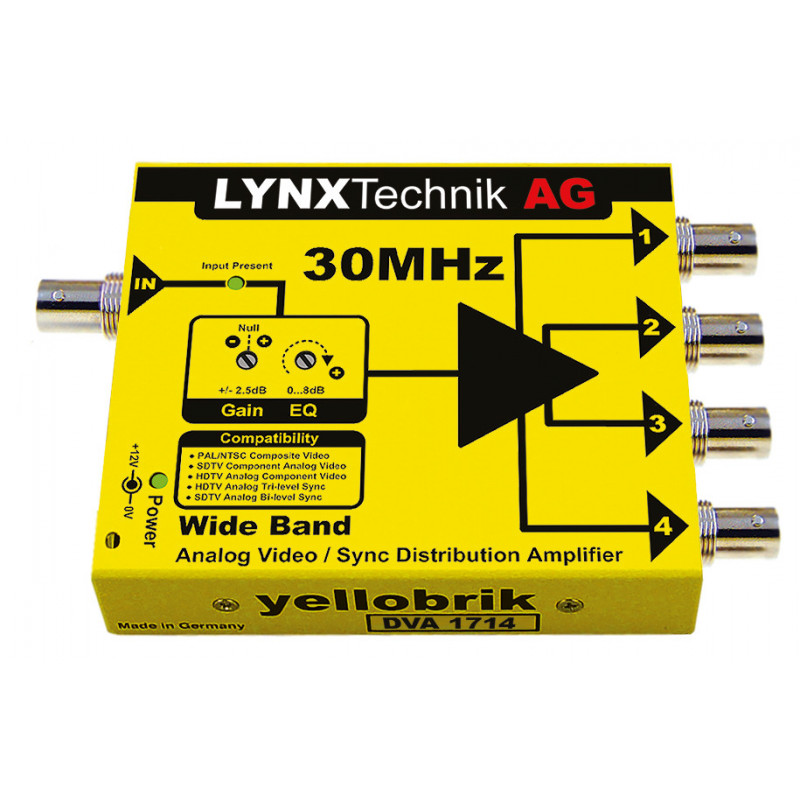 LYNX Technik Amplificateur de Distribution Video Analogique