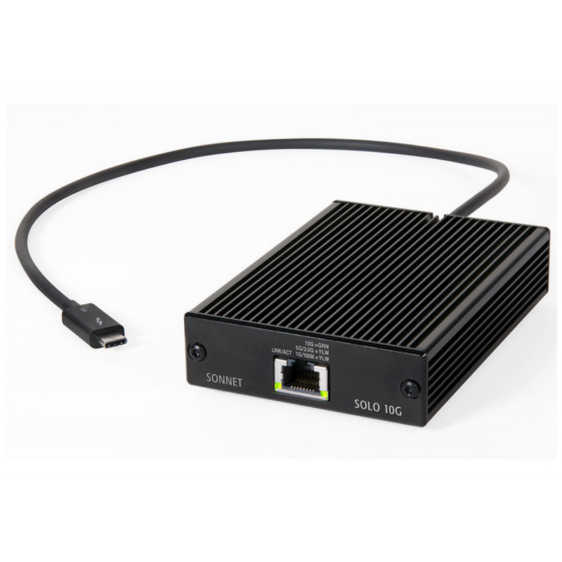 Sonnet Solo 10G Thunderbolt 3 to 10GBASE-T Ethernet Adapter