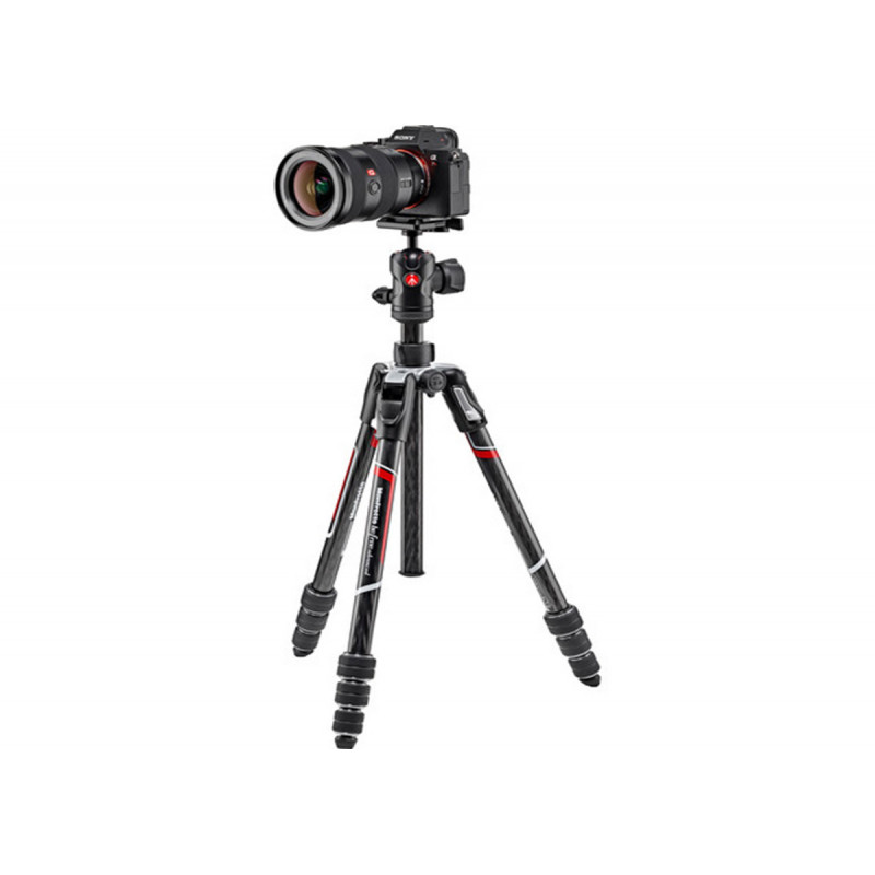Manfrotto MKBFRTC4GT-BH Kit Trépied Befree GT de voyage carbone noir