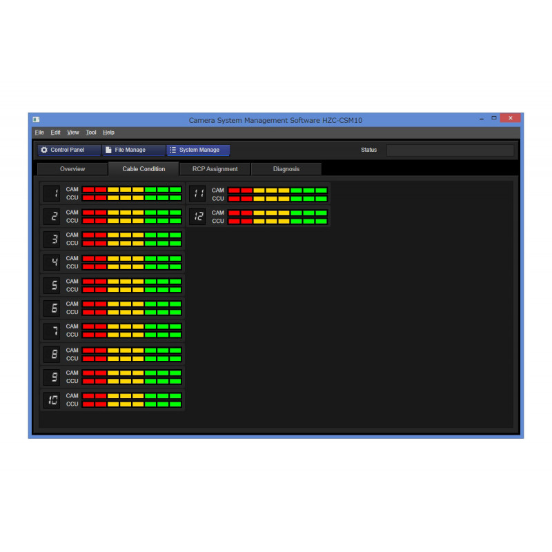 Sony Logiciel de gestion du Système de Caméra pour Caméras HDC / HSC