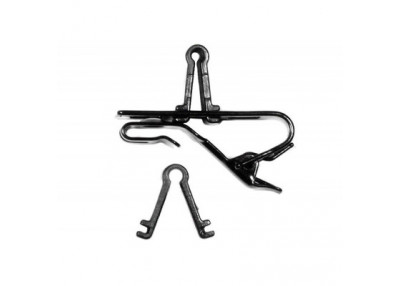 Sennheiser MZQ02 Pince pour micro  MKE 2 style cravate, double pin
