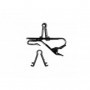 Sennheiser MZQ02 Pince pour micro  MKE 2 style cravate, double pin