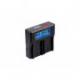 Hedbox Chargeur 2 canaux simultanes avec ecran LCD livré sans plaques