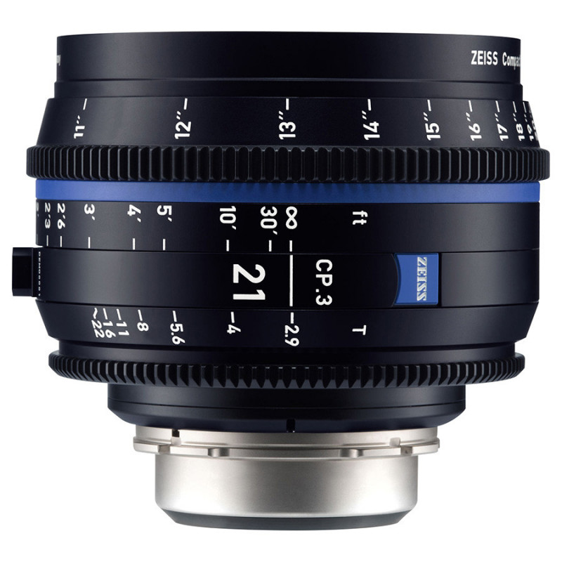 Zeiss CP.3 21mm T2.9 Compact Prime Monture Sony E (Impérial)