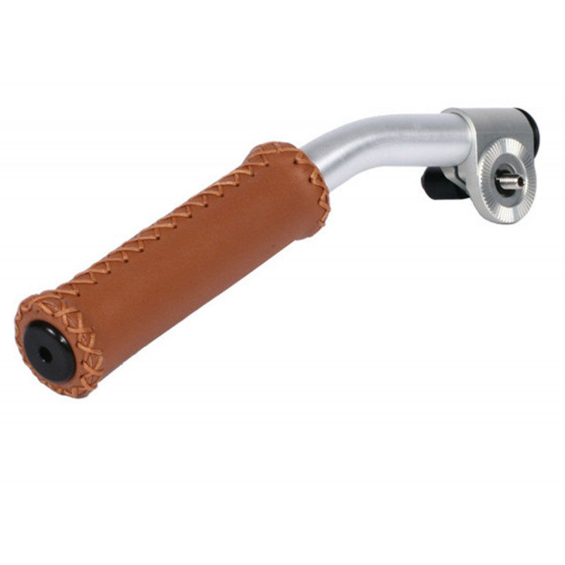 Vocas 0390-0005 Poignée handgrip longue en cuir  main droite