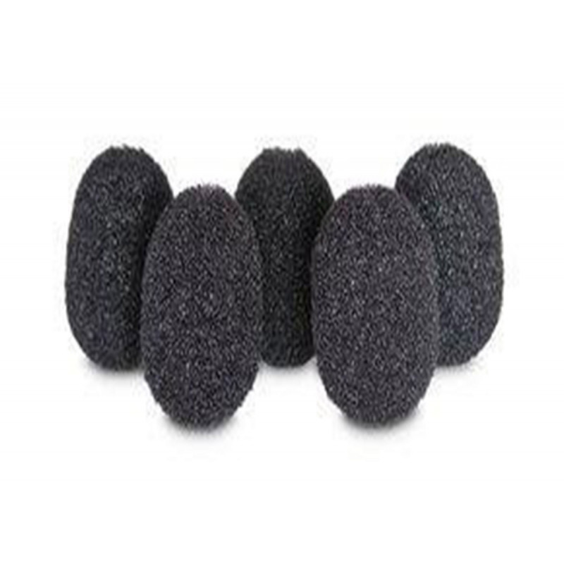 Rycote Lav Foams Blk 1 Pack Of 5