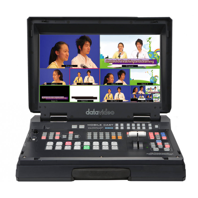 Datavideo HS-1300 mélangeur vidéo HD 6 entrées 3 sorties - streaming