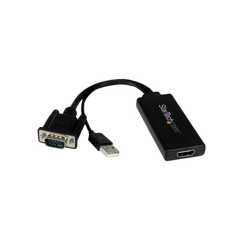 StarTech.com Adaptateur VGA vers HDMI avec audio USB et alimentation 