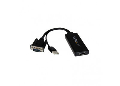 StarTech.com Adaptateur VGA vers HDMI avec audio USB et alimentation 