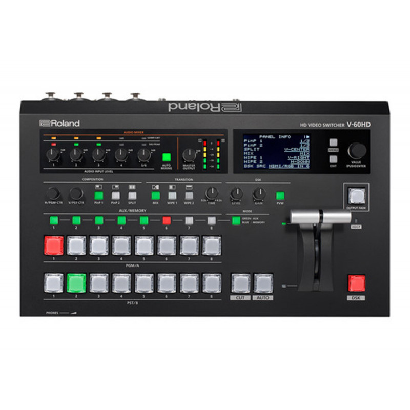Roland V-60HD Melangeur 6 canaux HD Switcher Video