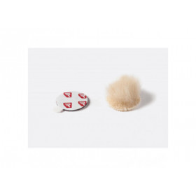 Rycote 066311 Adv. Overcovers & Adhesive Mounts - Beige (Pack de 10)