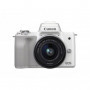 Canon EOS M50 Blanc + EF-M15-45 STM