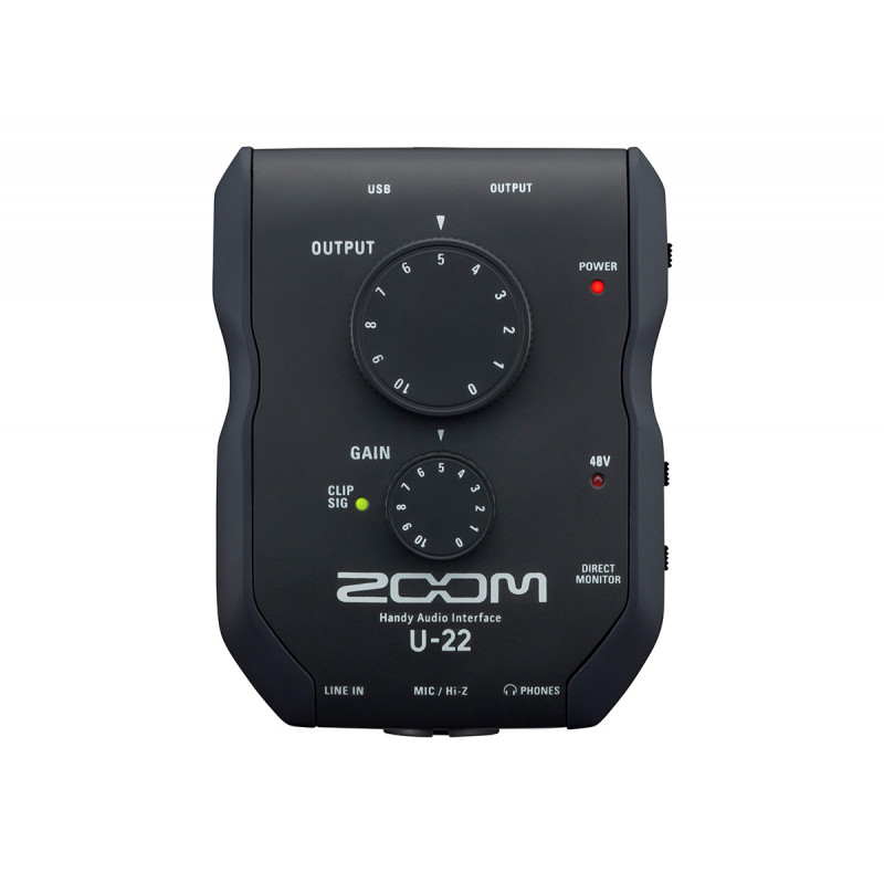 Zoom U-22 Interface Audio Stereo 2in/2out USB2 pour PC/Mac/Ipad