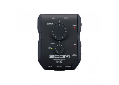 Zoom U-22 Interface Audio Stereo 2in/2out USB2 pour PC/Mac/Ipad
