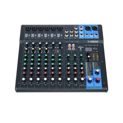 Table De Mixage Yamaha MG12XU - 12 Canaux Avec Effets Et USB - Préamplis D-PRE Professionnels