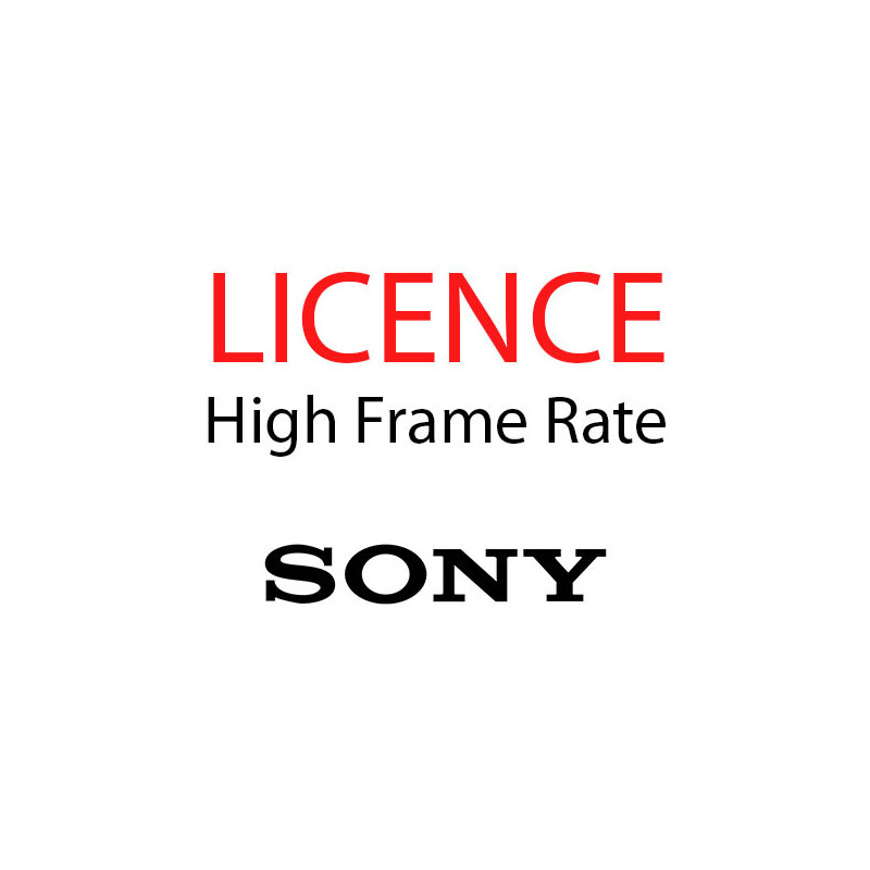 Sony 7 days High Frame Rate License for BPU-4000 to allow 4x,6x and 8
