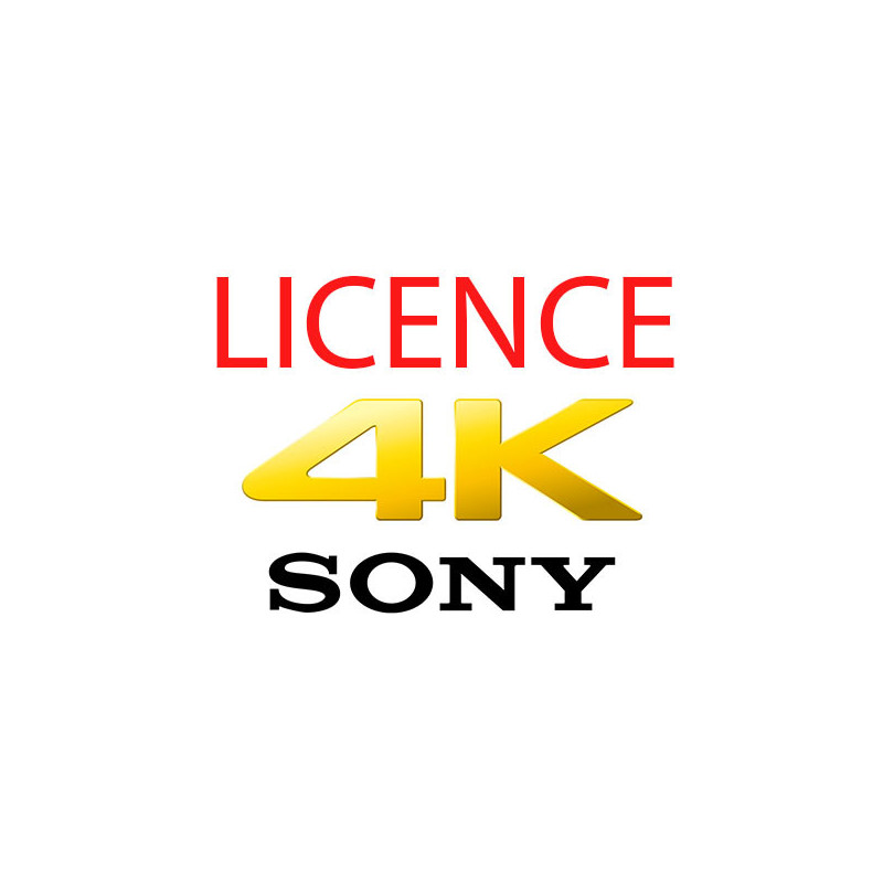 Sony 7 days 4K capturing License for HDC-4300