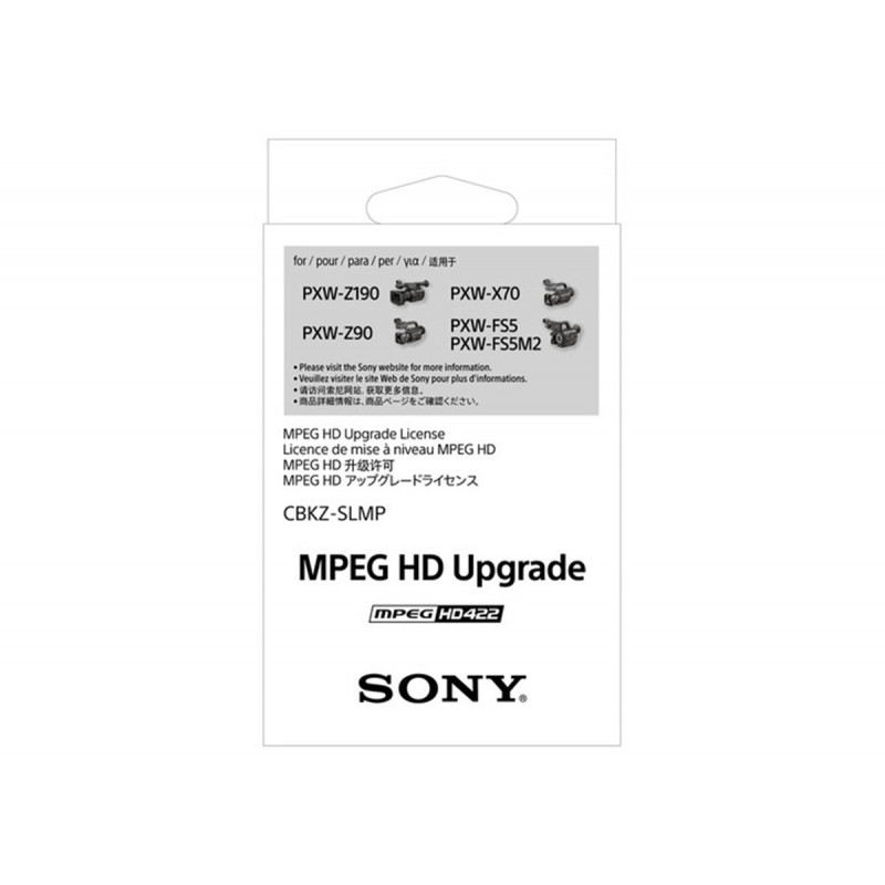 Sony mise à niveau MPEG HD pour le PXW-X70