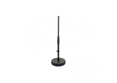K&M 233BK Pied de table pour microphone réglable 21,7 à 34,7 cm