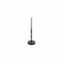K&M 23325 Pied de table noir pour microphone réglable 217 - 347mm